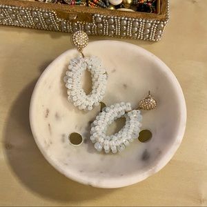 BaubleBar Beaded Hoop Earrings